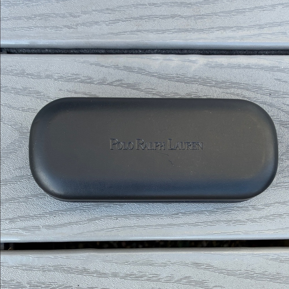 Polo Ralph Lauren Unisex Leather Sunglass/Eyewear Case Black